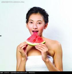 台湾吃瓜美女照片